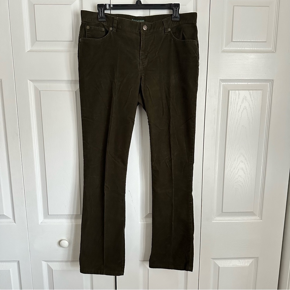 Lauren Jeans Company Ralph Lauren Pants Womens 8 Corduroy Straight Leg Gorpcore